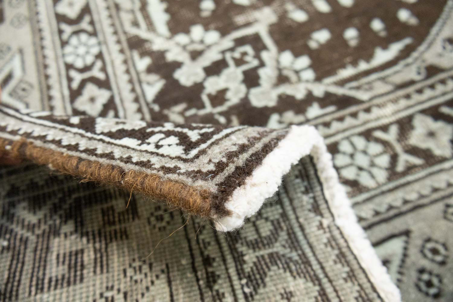 9'8x13'1 Hand Knotted Floral Traditional Wool Oriental Rug - Image 14