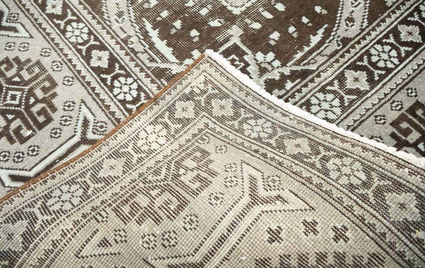 9'8x13'1 Hand Knotted Floral Traditional Wool Oriental Rug - Image 15