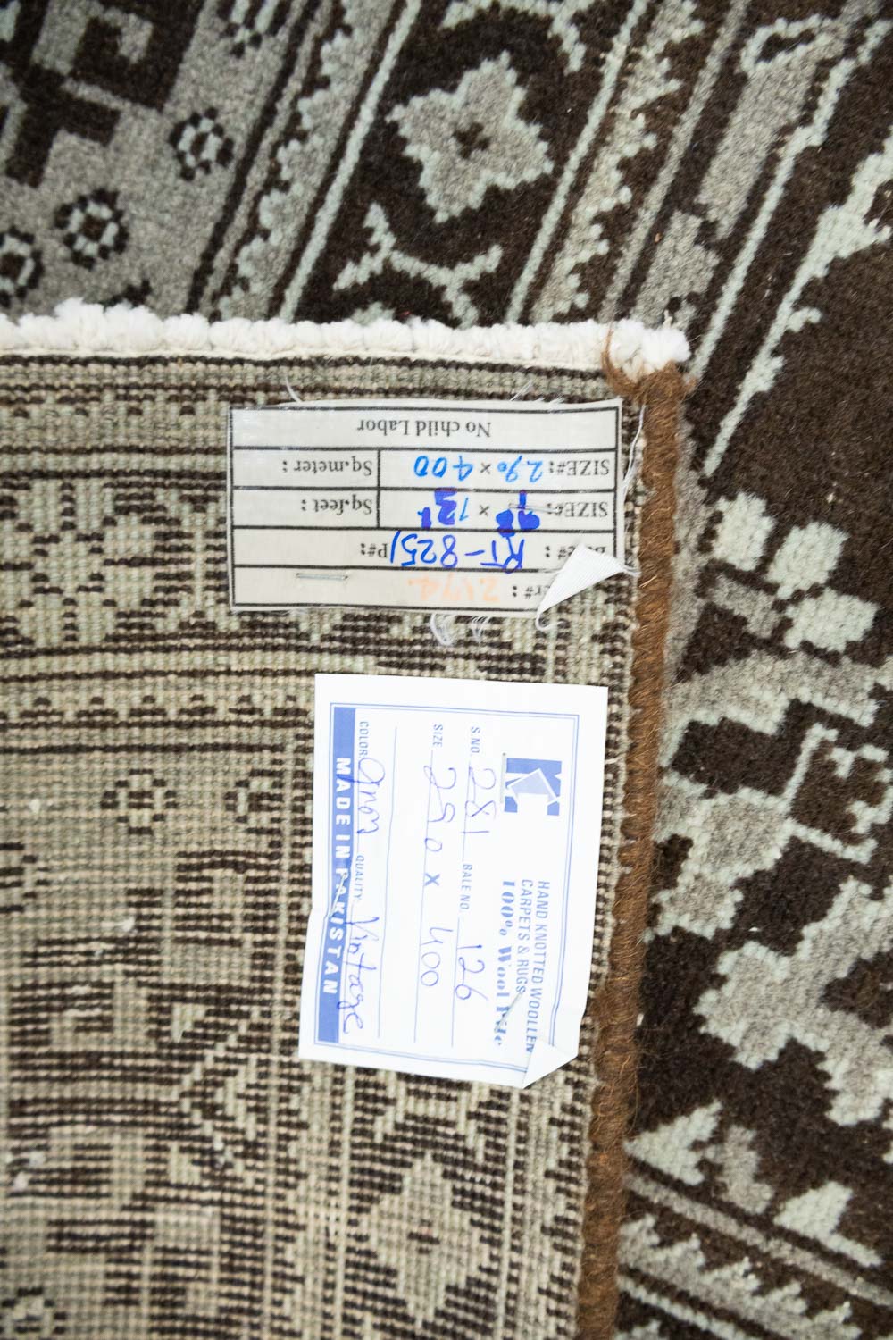 9'8x13'1 Hand Knotted Floral Traditional Wool Oriental Rug - Image 16