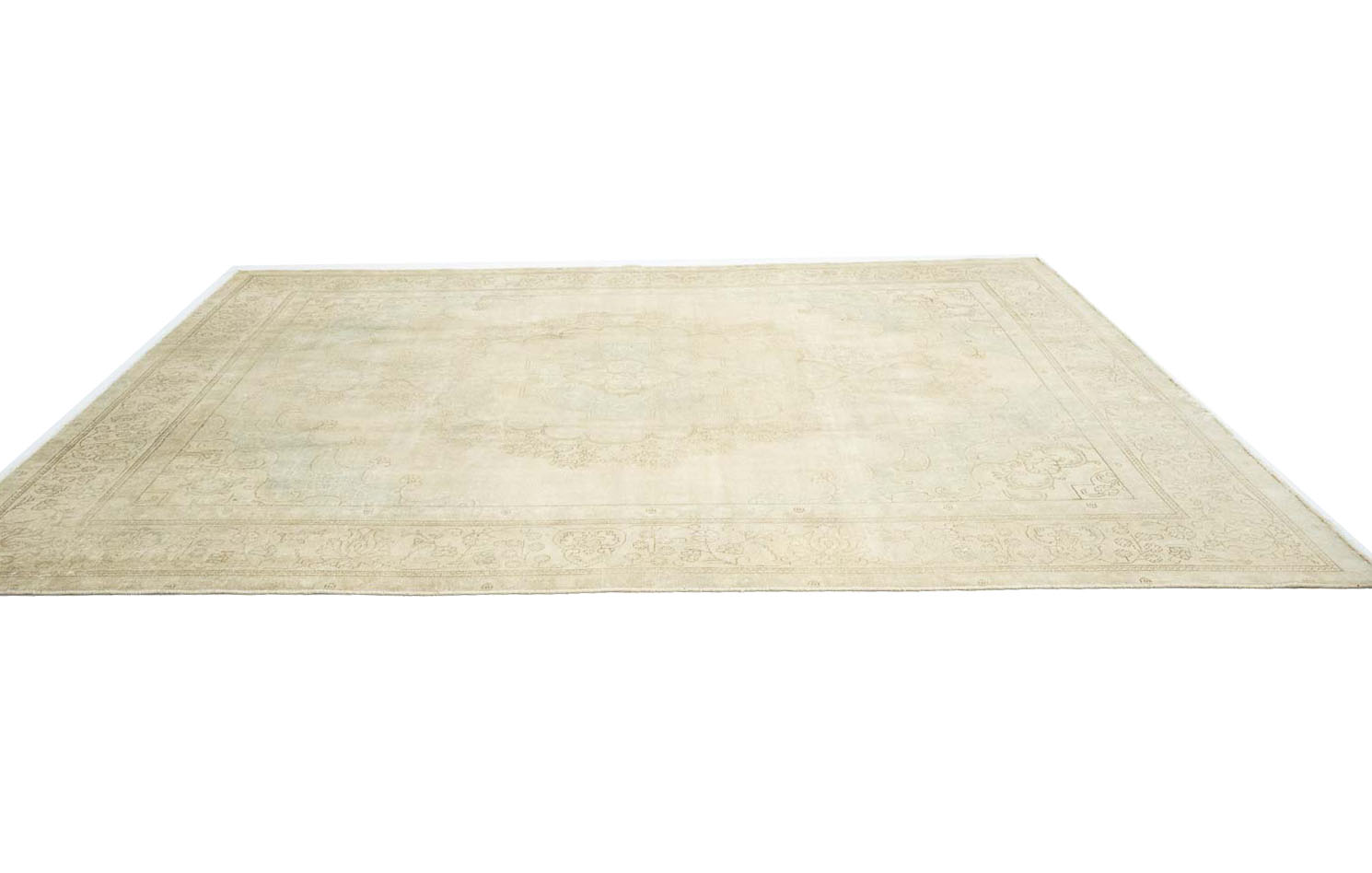 9'6x12'10 Hand Knotted Floral Traditional Wool Oriental Rug - Image 4