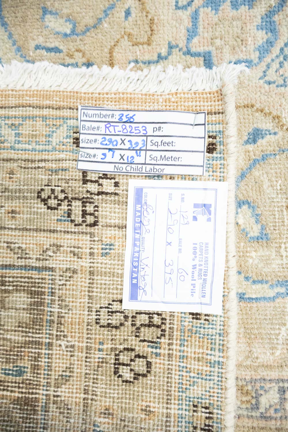 9'7x12'10 Hand Knotted Floral Traditional Wool Oriental Rug - Image 16