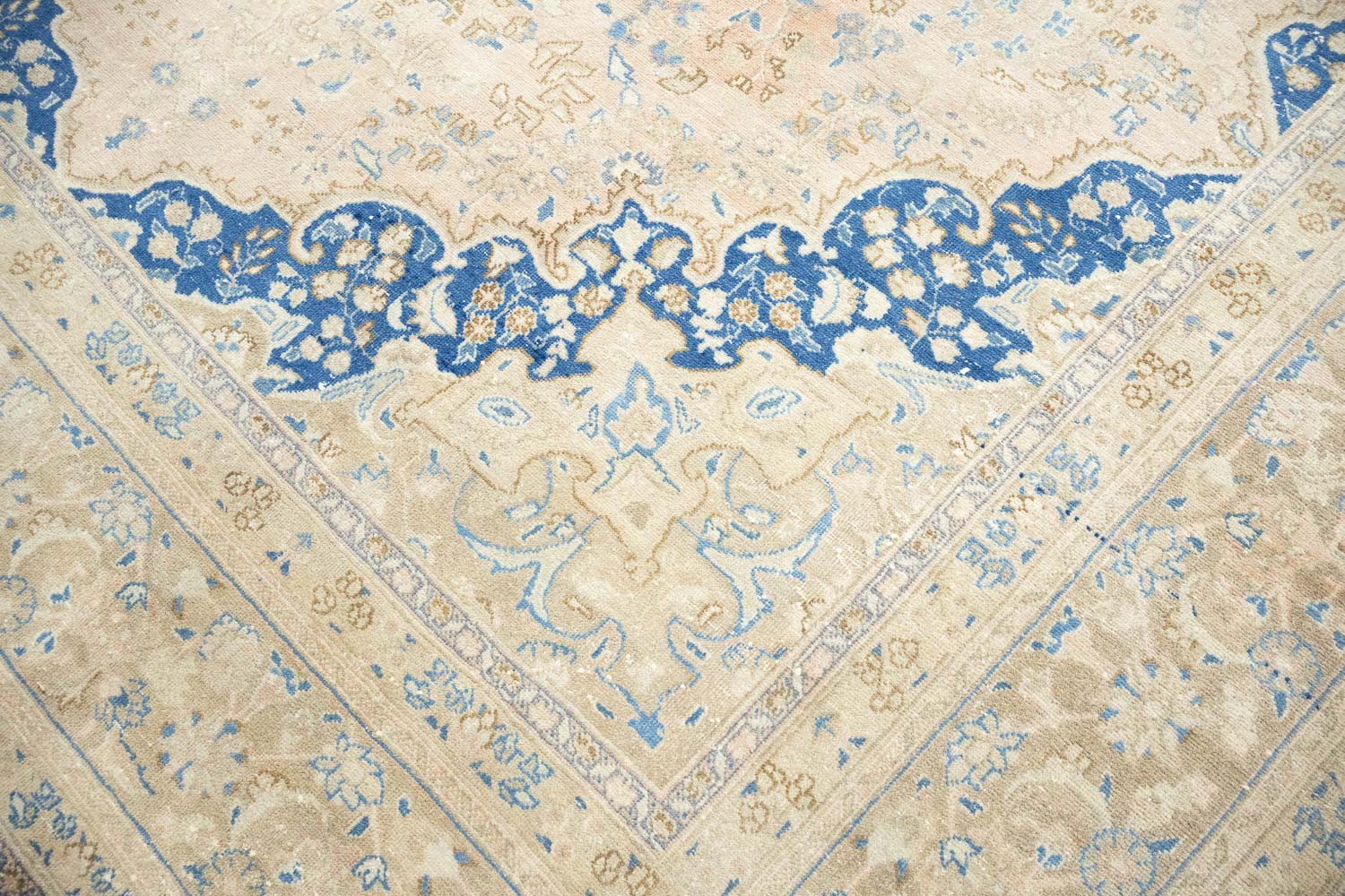 9'7x12'10 Hand Knotted Floral Traditional Wool Oriental Rug - Image 9