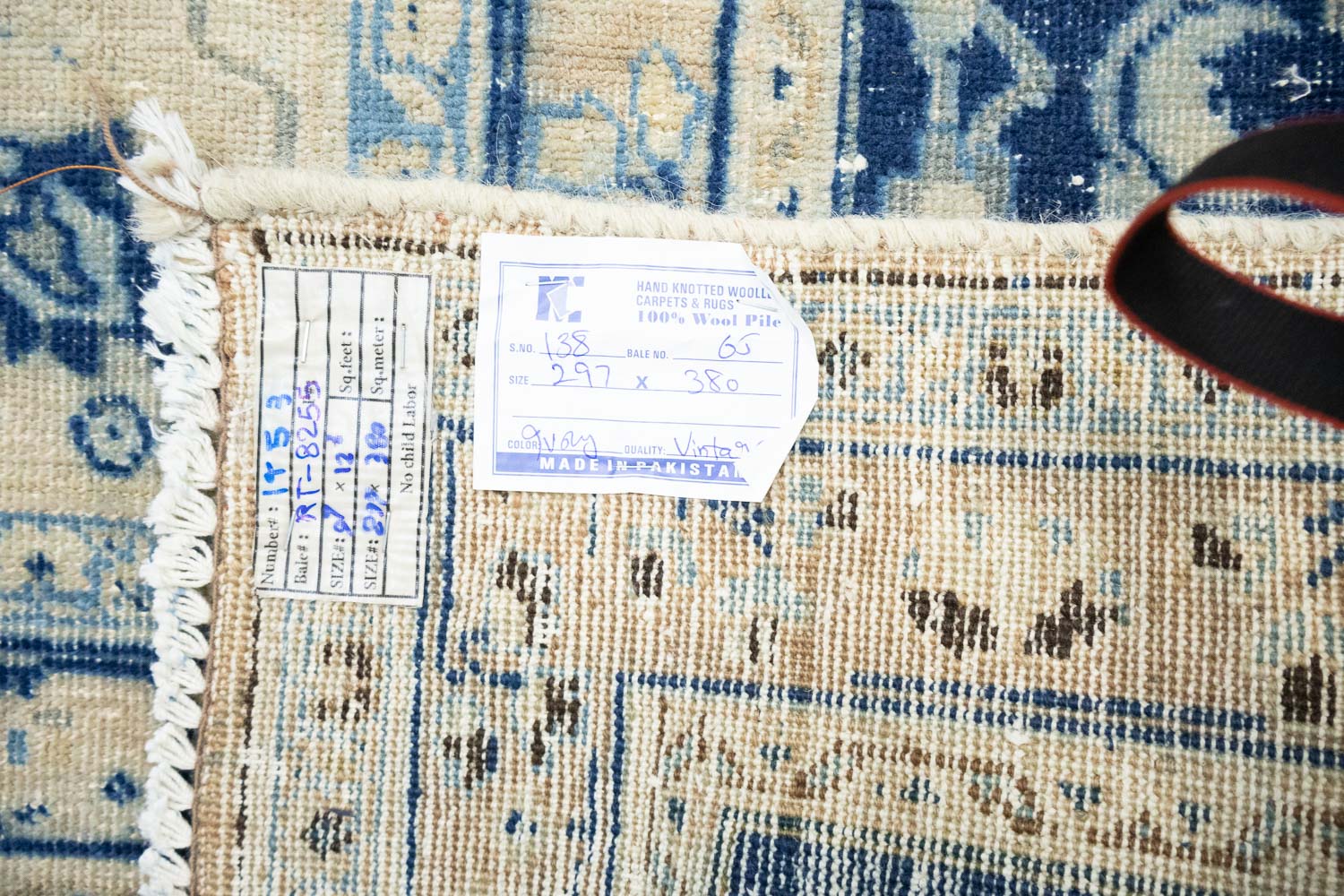 9'8x12'7 Hand Knotted Floral Traditional Wool Oriental Rug - Image 15