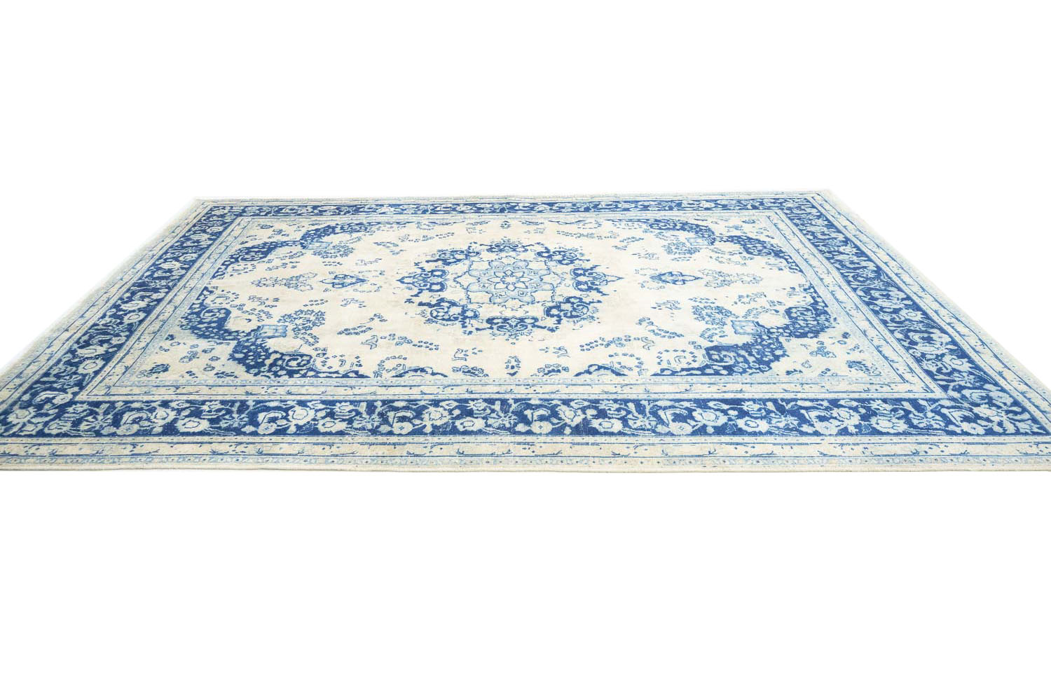 9'8x12'7 Hand Knotted Floral Traditional Wool Oriental Rug - Image 7