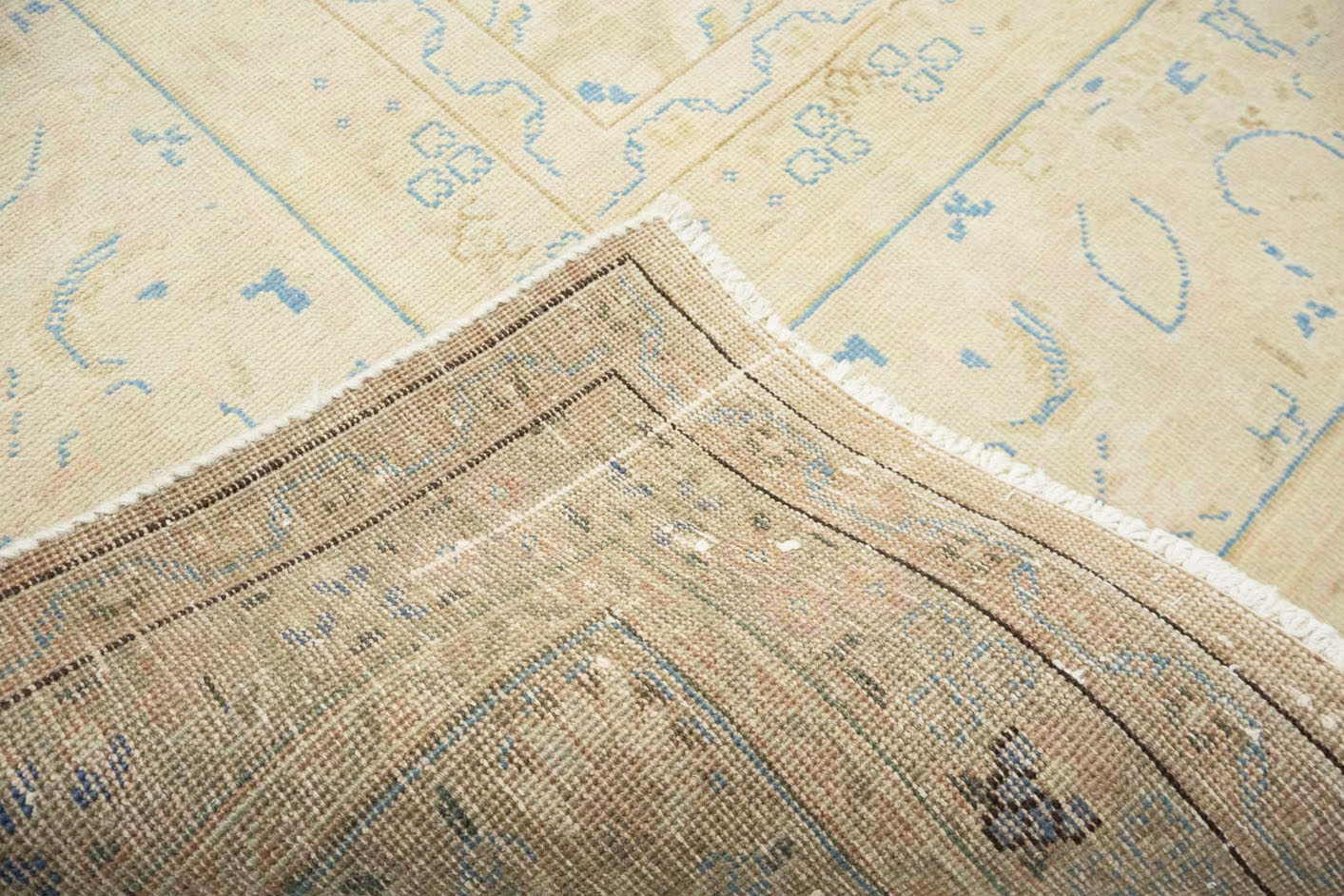 9'7x12'8 Hand Knotted Floral Traditional Wool Oriental Rug - Image 15