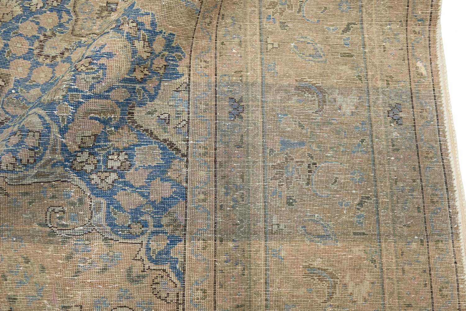 9'7x12'8 Hand Knotted Floral Traditional Wool Oriental Rug - Image 17