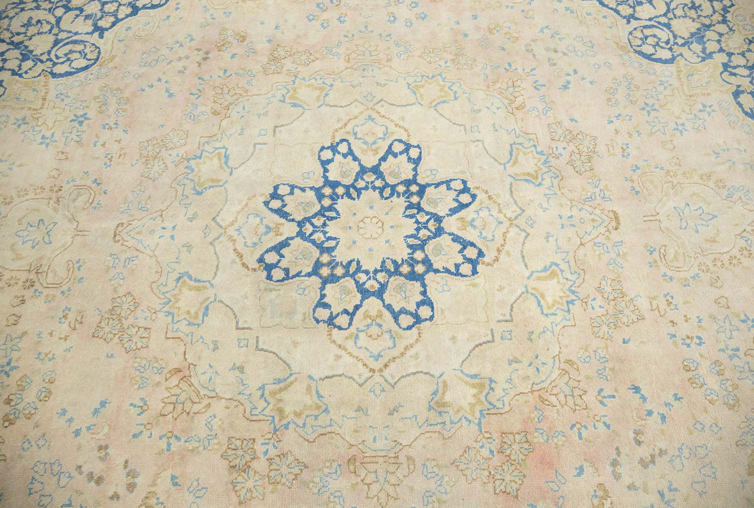 9'7x12'8 Hand Knotted Floral Traditional Wool Oriental Rug - Image 8