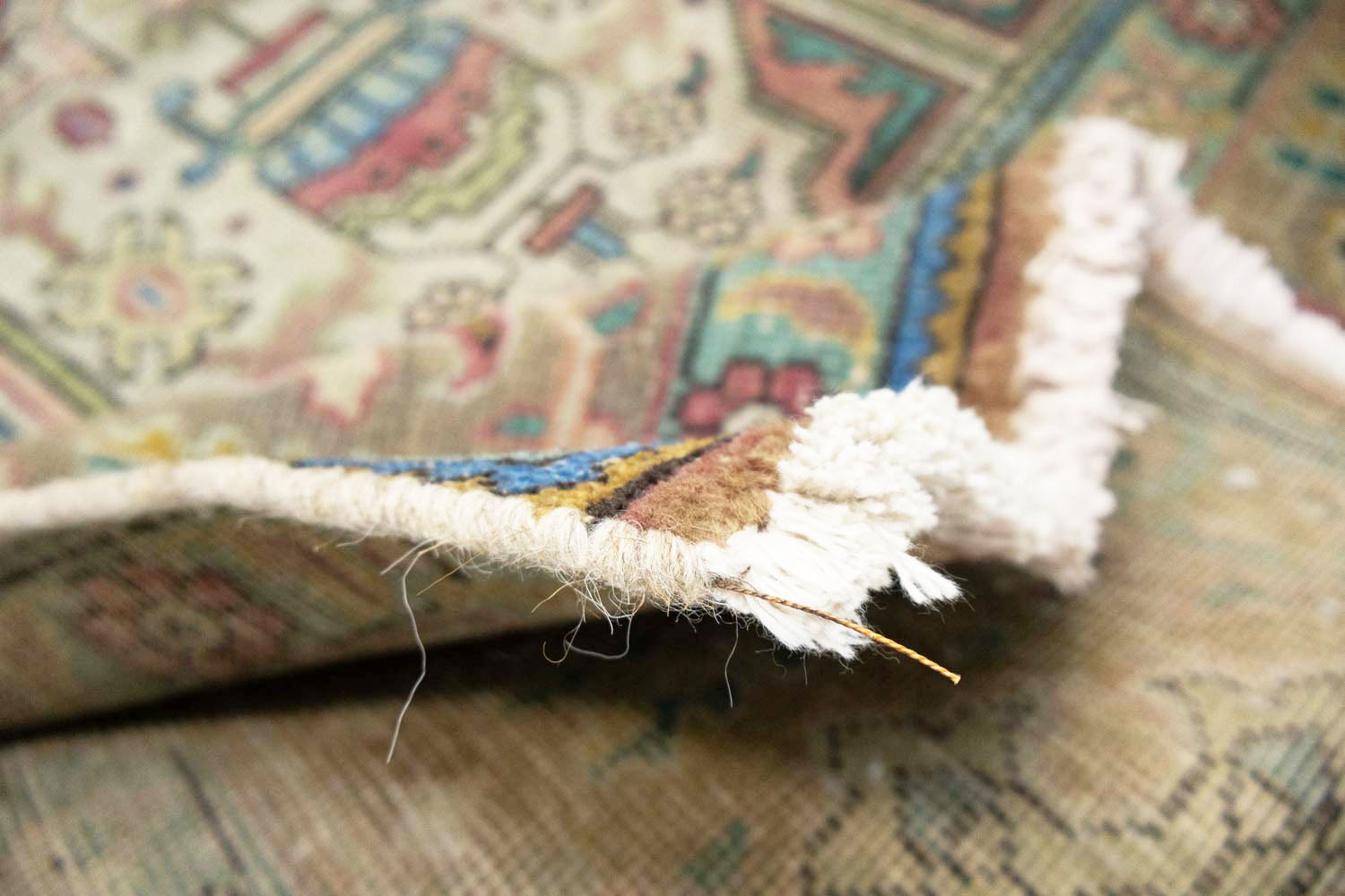 9'8x13'0 Hand Knotted Floral Traditional Wool Oriental Rug - Image 16