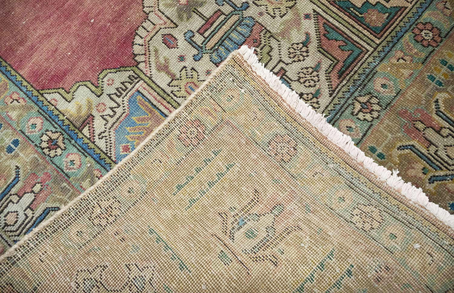 9'8x13'0 Hand Knotted Floral Traditional Wool Oriental Rug - Image 17
