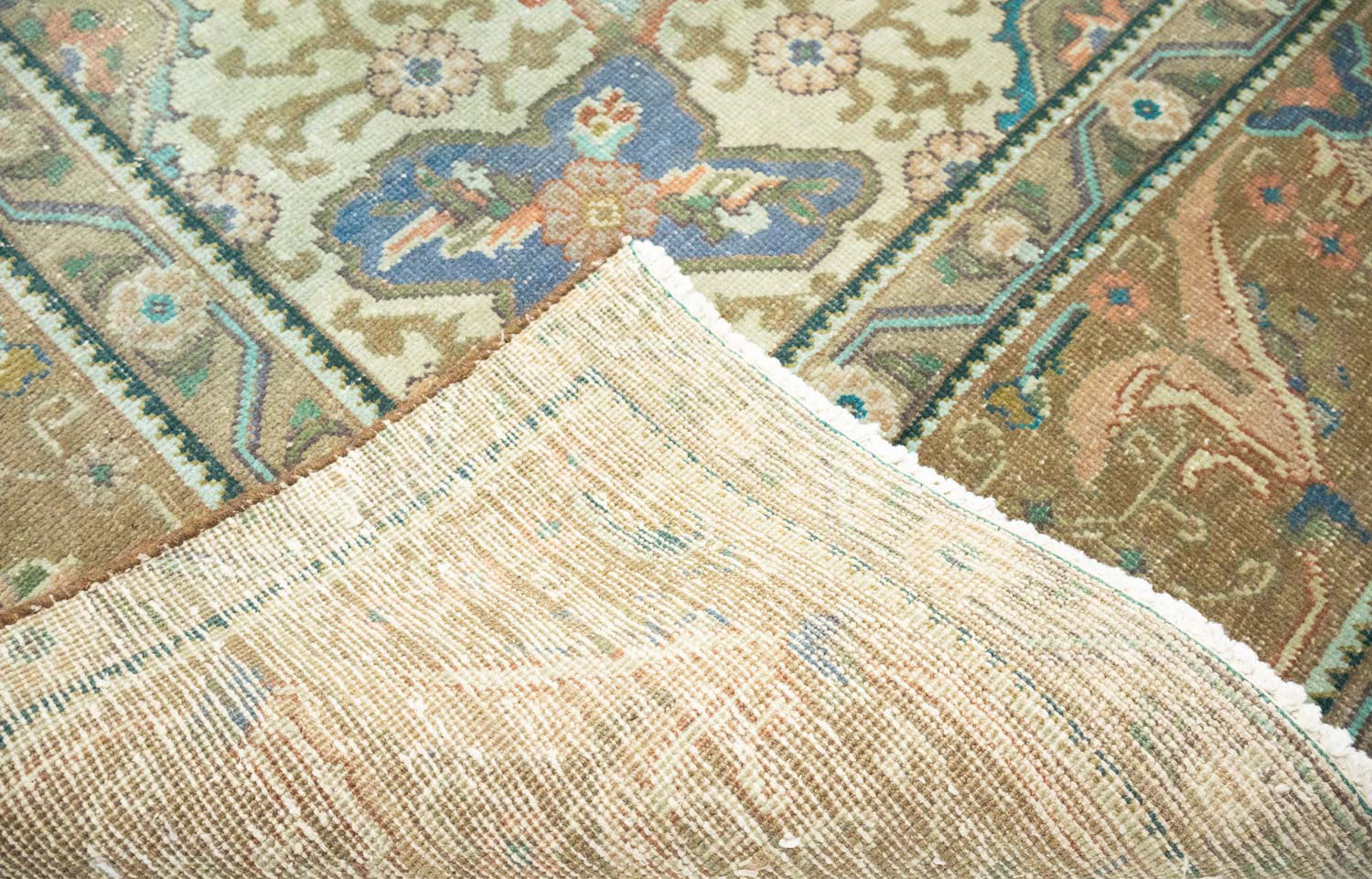 9'8x12'9 Hand Knotted Floral Traditional Wool Oriental Rug - Image 15