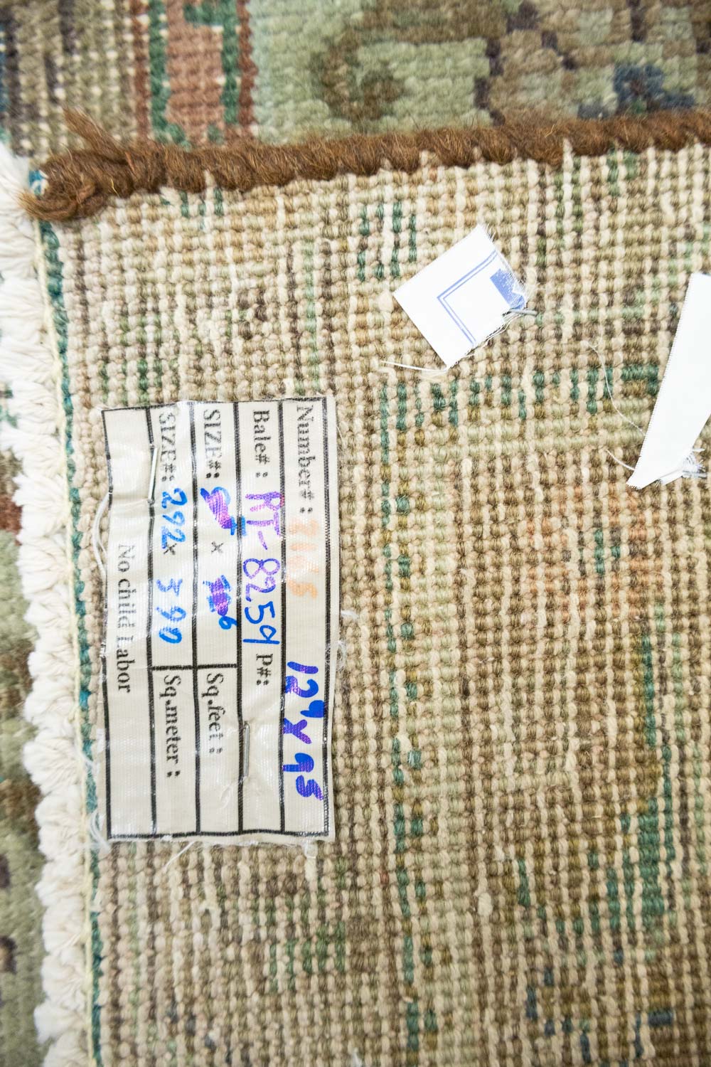 9'8x12'9 Hand Knotted Floral Traditional Wool Oriental Rug - Image 16