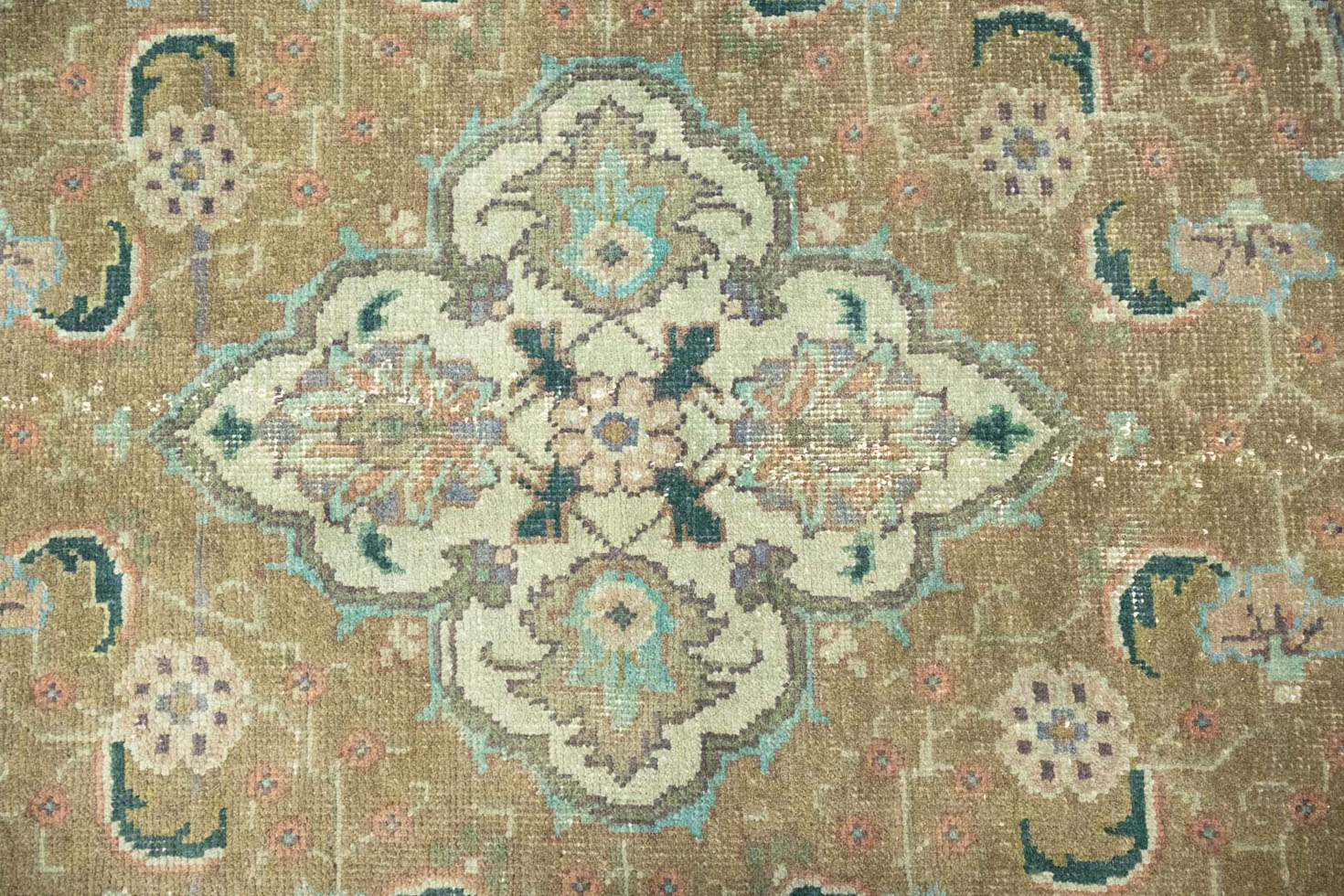 9'8x12'9 Hand Knotted Floral Traditional Wool Oriental Rug - Image 8