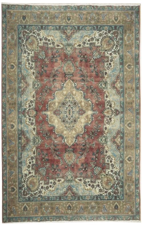 9'8x12'10 Hand Knotted Floral Traditional Wool Oriental Rug