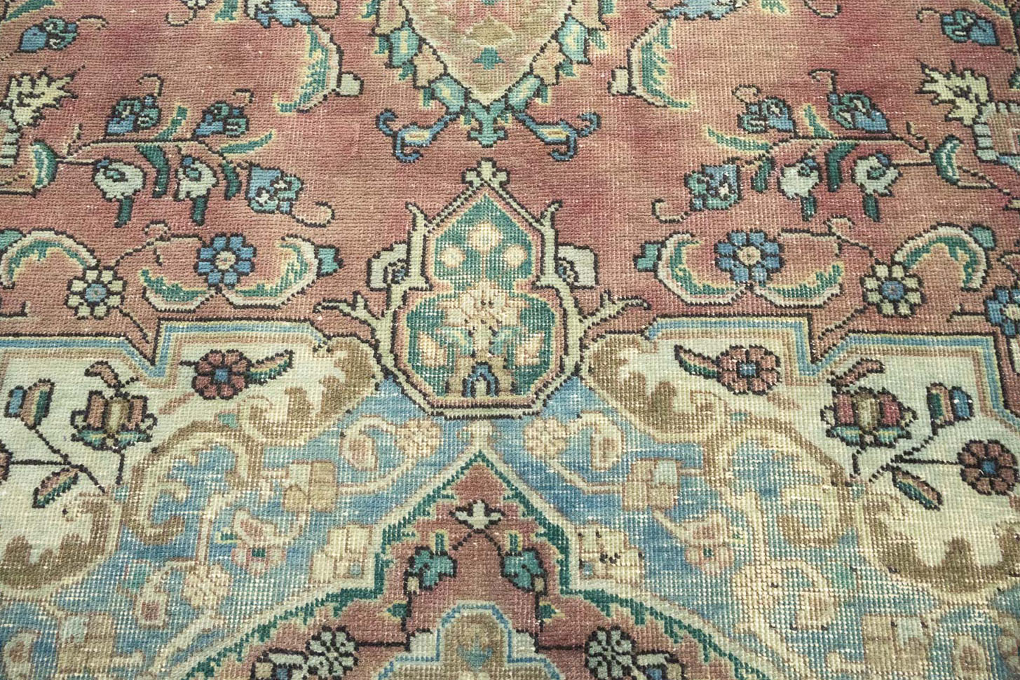 9'8x12'10 Hand Knotted Floral Traditional Wool Oriental Rug - Image 13