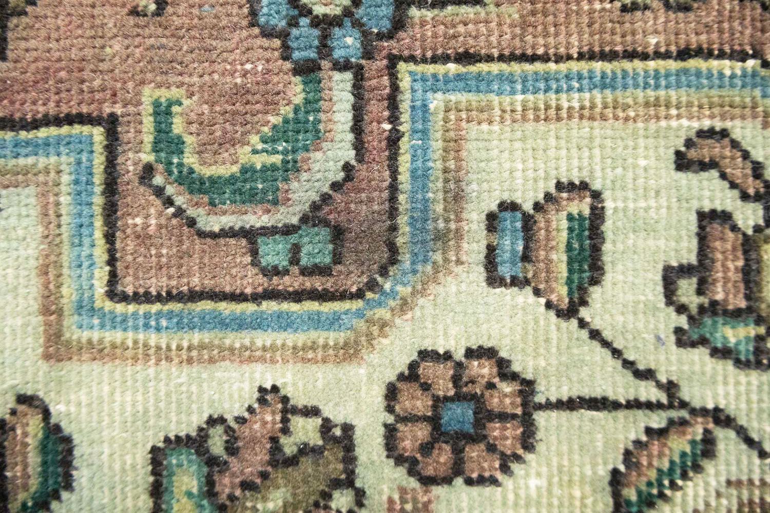 9'8x12'10 Hand Knotted Floral Traditional Wool Oriental Rug - Image 15