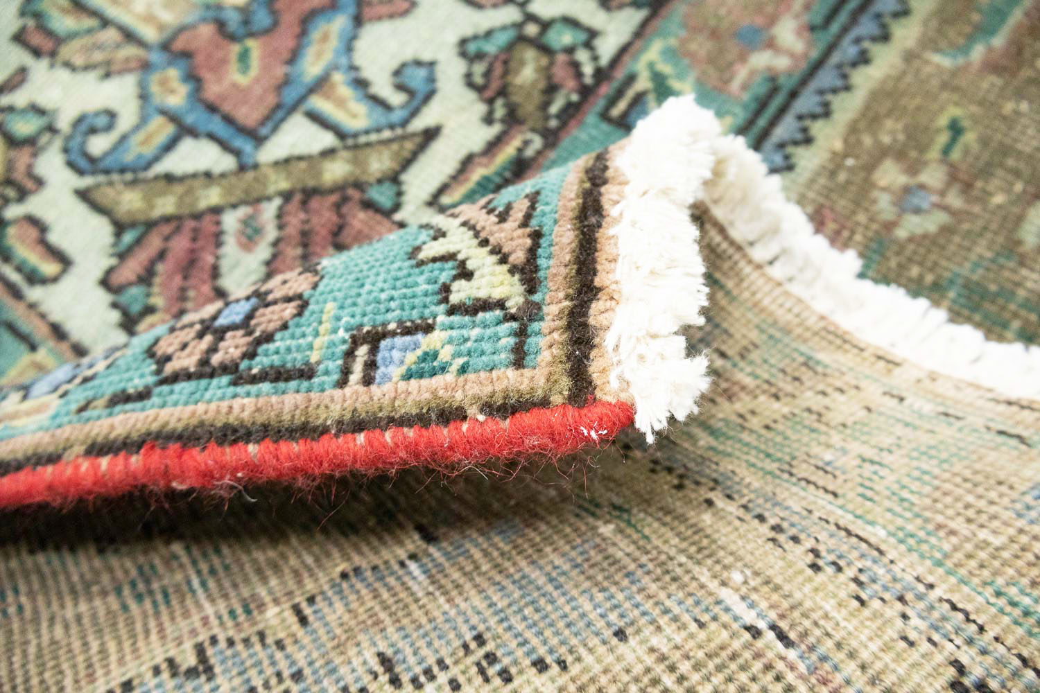 9'8x12'10 Hand Knotted Floral Traditional Wool Oriental Rug - Image 16