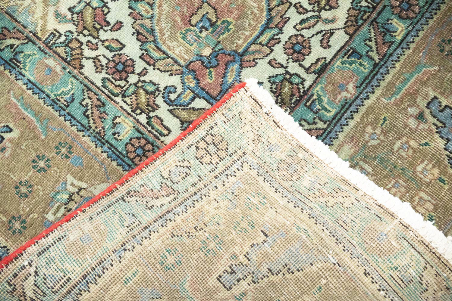 9'8x12'10 Hand Knotted Floral Traditional Wool Oriental Rug - Image 17
