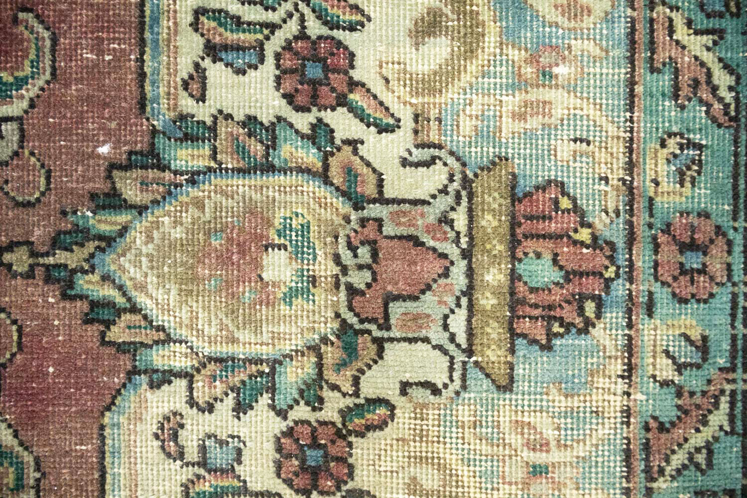 9'8x12'10 Hand Knotted Floral Traditional Wool Oriental Rug - Image 11