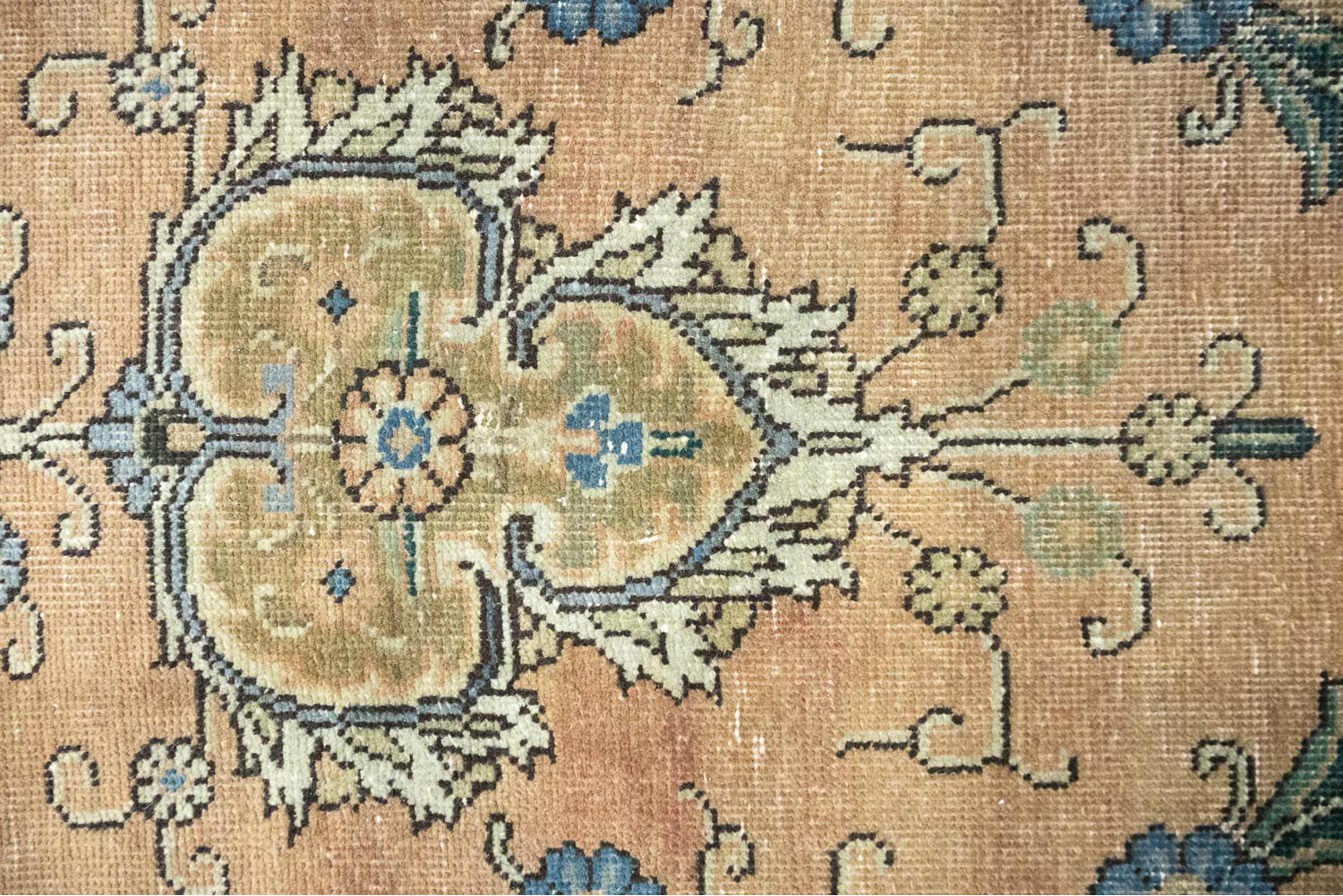 8'10x11'2 Hand Knotted Floral Traditional Wool Oriental Rug - Image 13