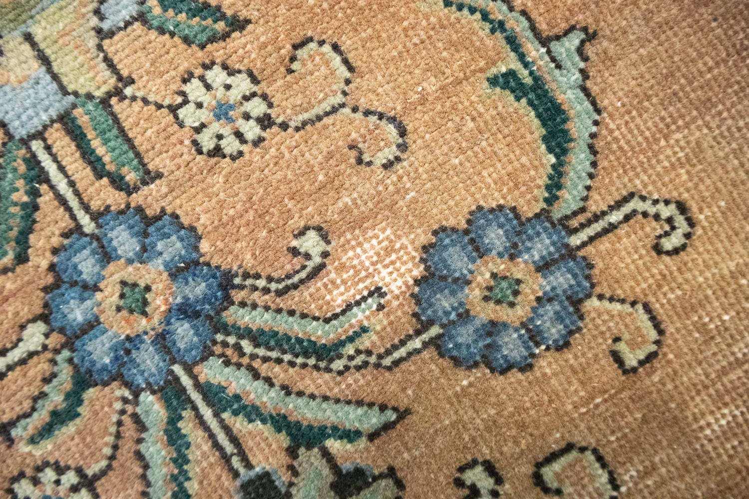 8'10x11'2 Hand Knotted Floral Traditional Wool Oriental Rug - Image 15