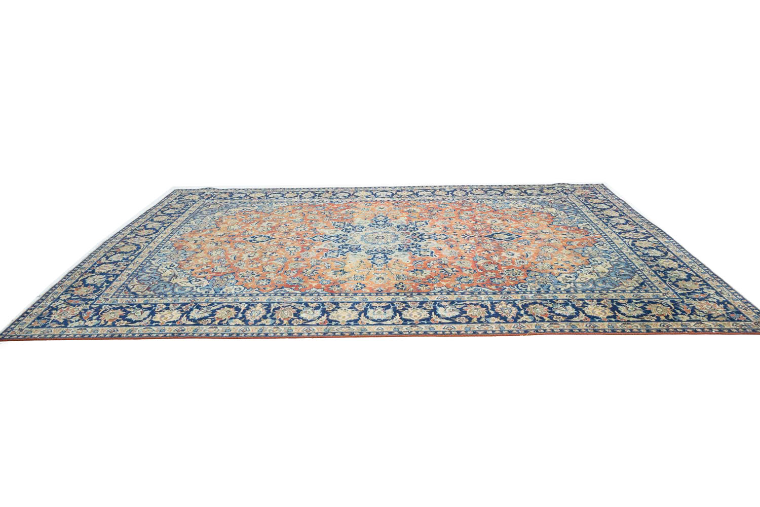 9'3x12'9 Hand Knotted Floral Traditional Wool Oriental Rug - Image 6