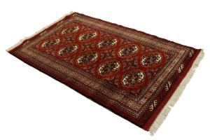 Red Tribal 3X5 Turkoman Persian Rug