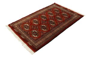 Red Tribal 3X5 Turkoman Persian Rug