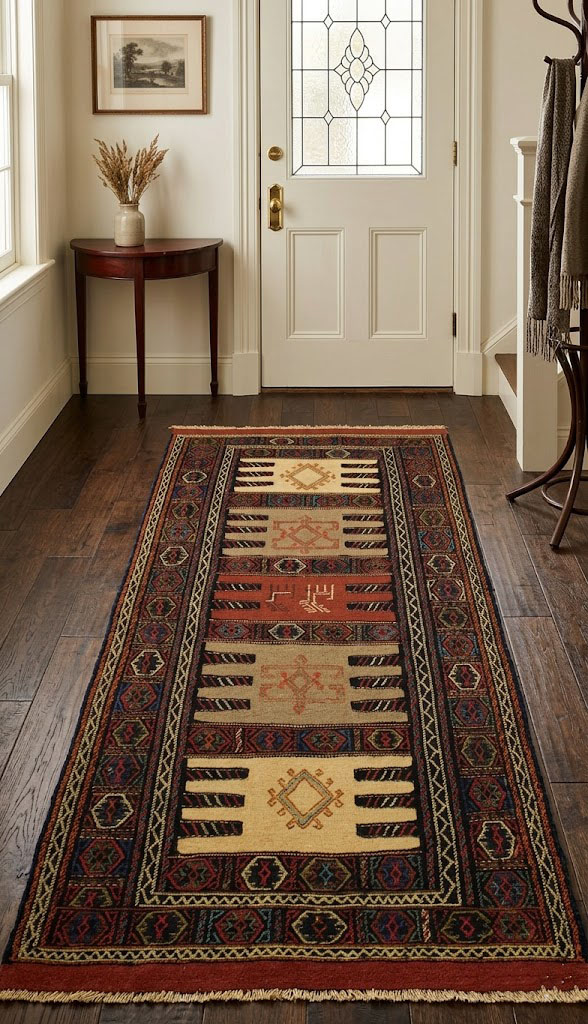 Charcoal Tribal 3X6 Sumak Herati Oriental Rug - Image 2