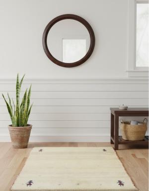 Vintage Cream Tribal 2'9 x 3'11Gabbeh Oriental Rug