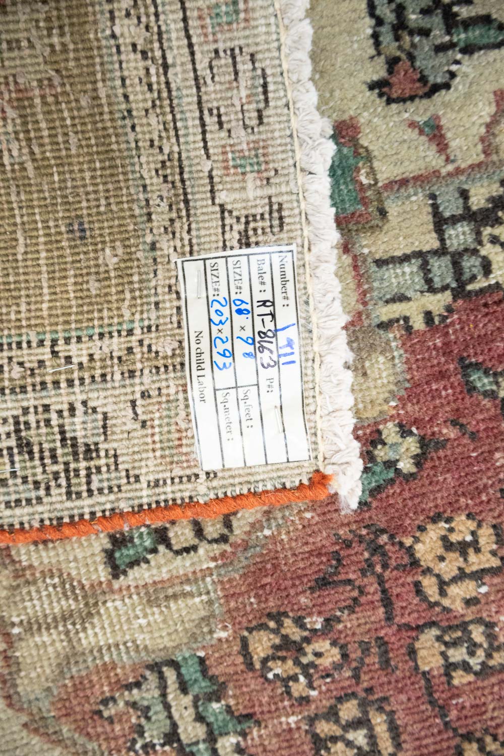 6'9x9'7 Hand Knotted Floral Traditional Wool Oriental Rug - Image 15