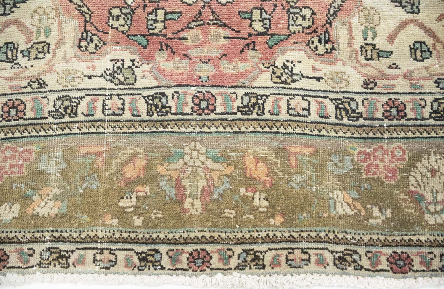 6'9x9'7 Hand Knotted Floral Traditional Wool Oriental Rug - Image 9