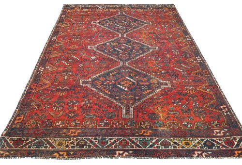 Antique Muted Tribal 6X10 Distressed Vintage Oriental Rug