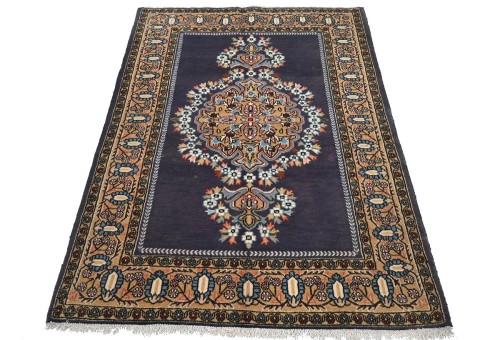 Vintage Plum Floral 3X5 Shahreza Persian Rug