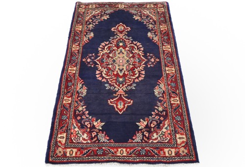 Vintage Classic Traditional 2'4X4'2 Kashan Persian Rug