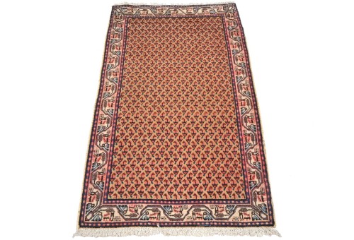 Vintage Beige Tribal 2X4 Botemir Persian Rug