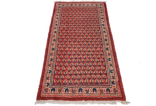 Vintage Red Tribal 2'3X4'6 Botemir Persian Rug
