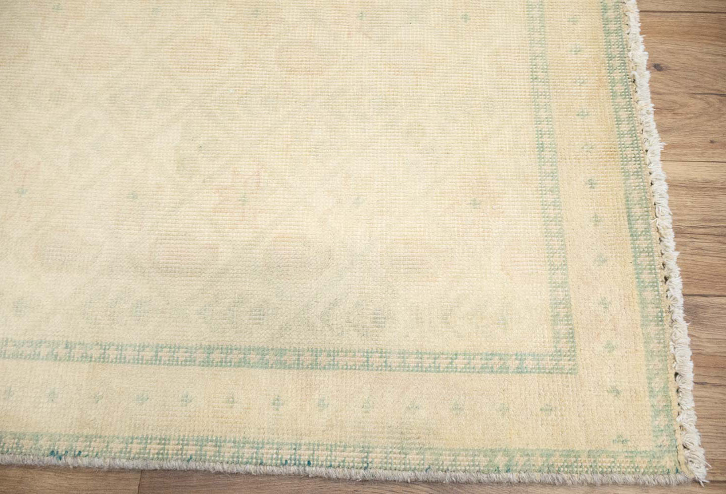 3'0x4'10 Hand-Knotted Modern Bordered Oriental Wool Rug - Image 4