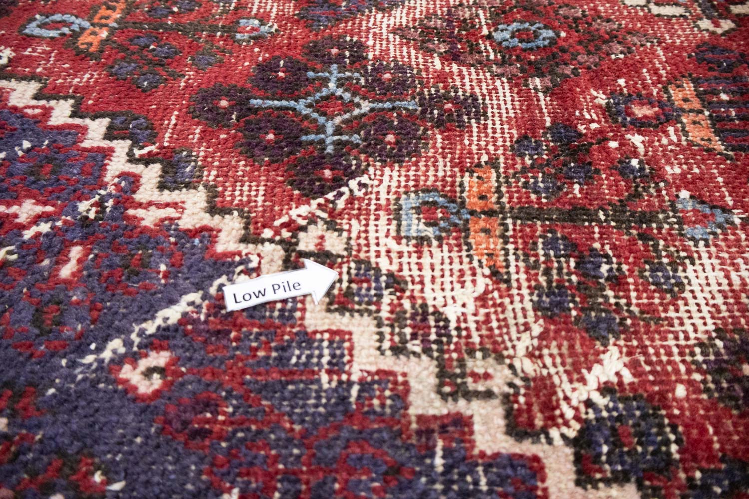 8'0 x 11'3 Hand Knotted Muted Geometric Tribal Oriental Wool Rug - Image 8