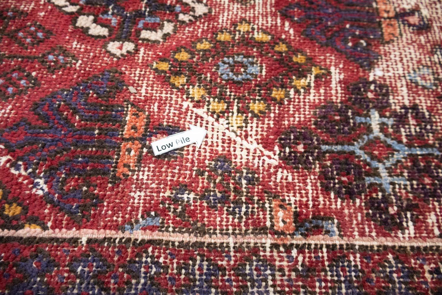 8'0 x 11'3 Hand Knotted Muted Geometric Tribal Oriental Wool Rug - Image 15