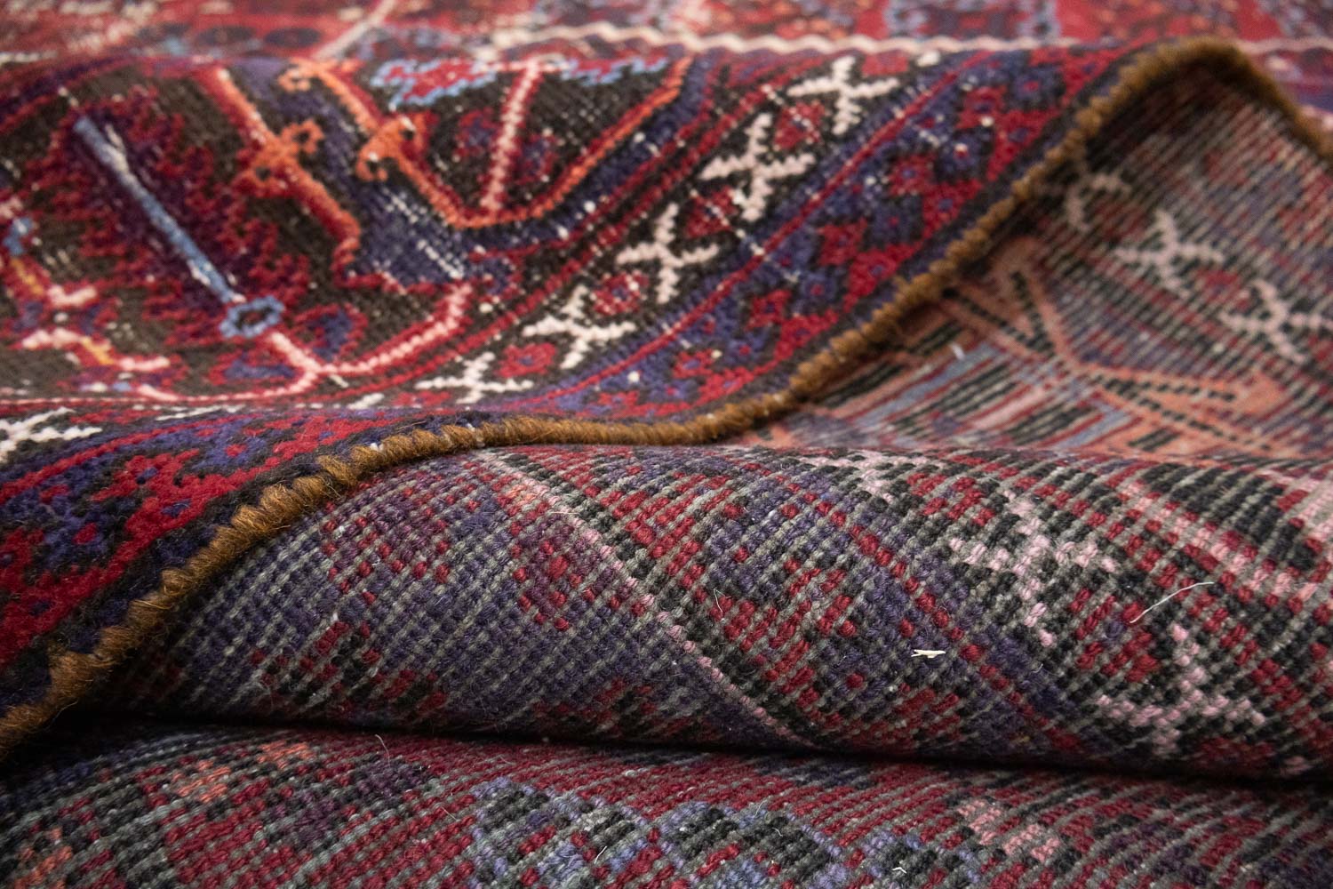 8'0 x 11'3 Hand Knotted Muted Geometric Tribal Oriental Wool Rug - Image 18