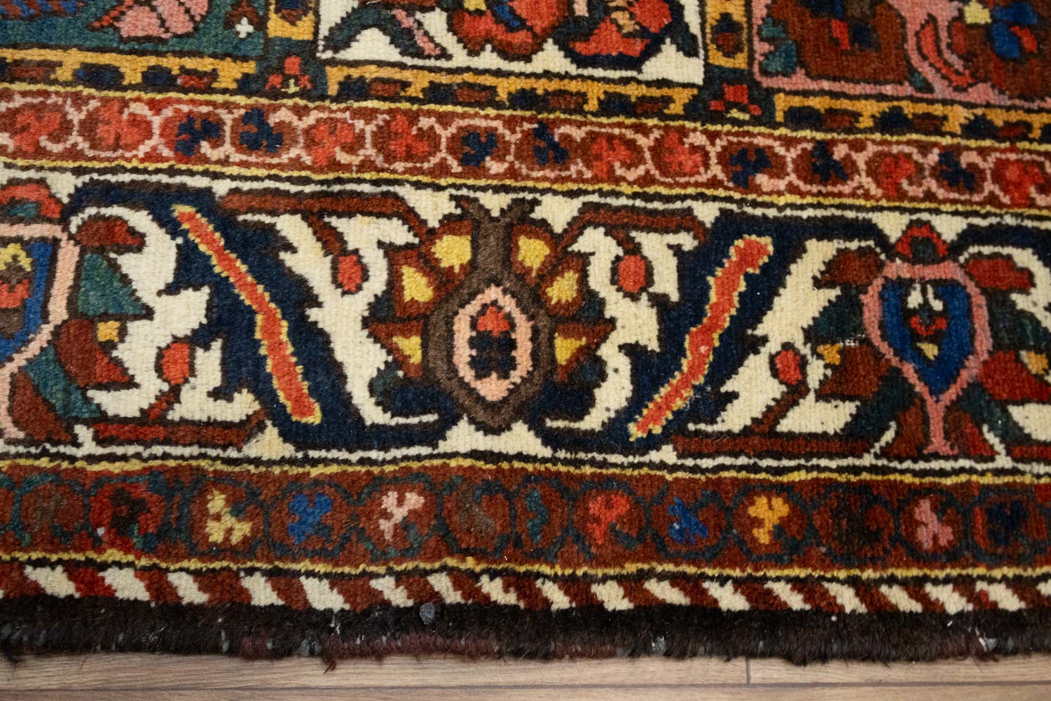 5'6x10'0 Hand Knotted Floral Tribal Oriental Wool Rug - Image 9