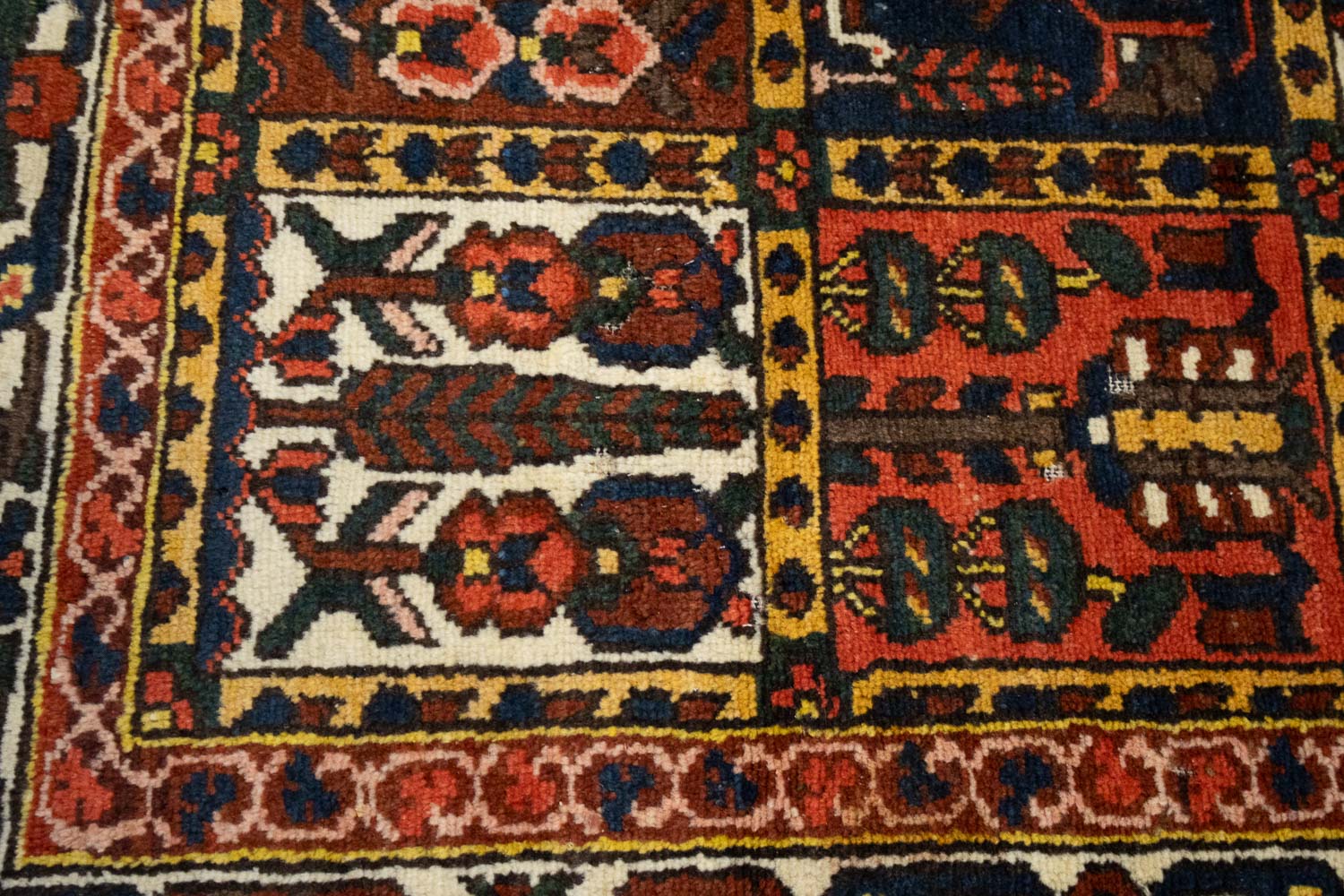 5'6x10'0 Hand Knotted Floral Tribal Oriental Wool Rug - Image 8