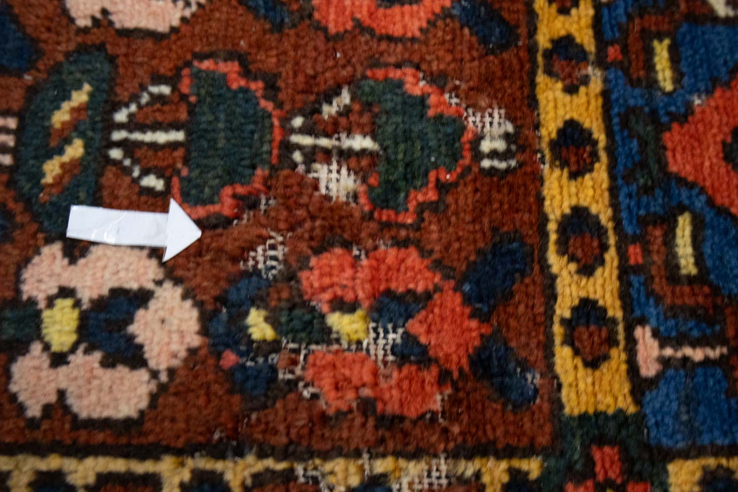 5'6x10'0 Hand Knotted Floral Tribal Oriental Wool Rug - Image 6