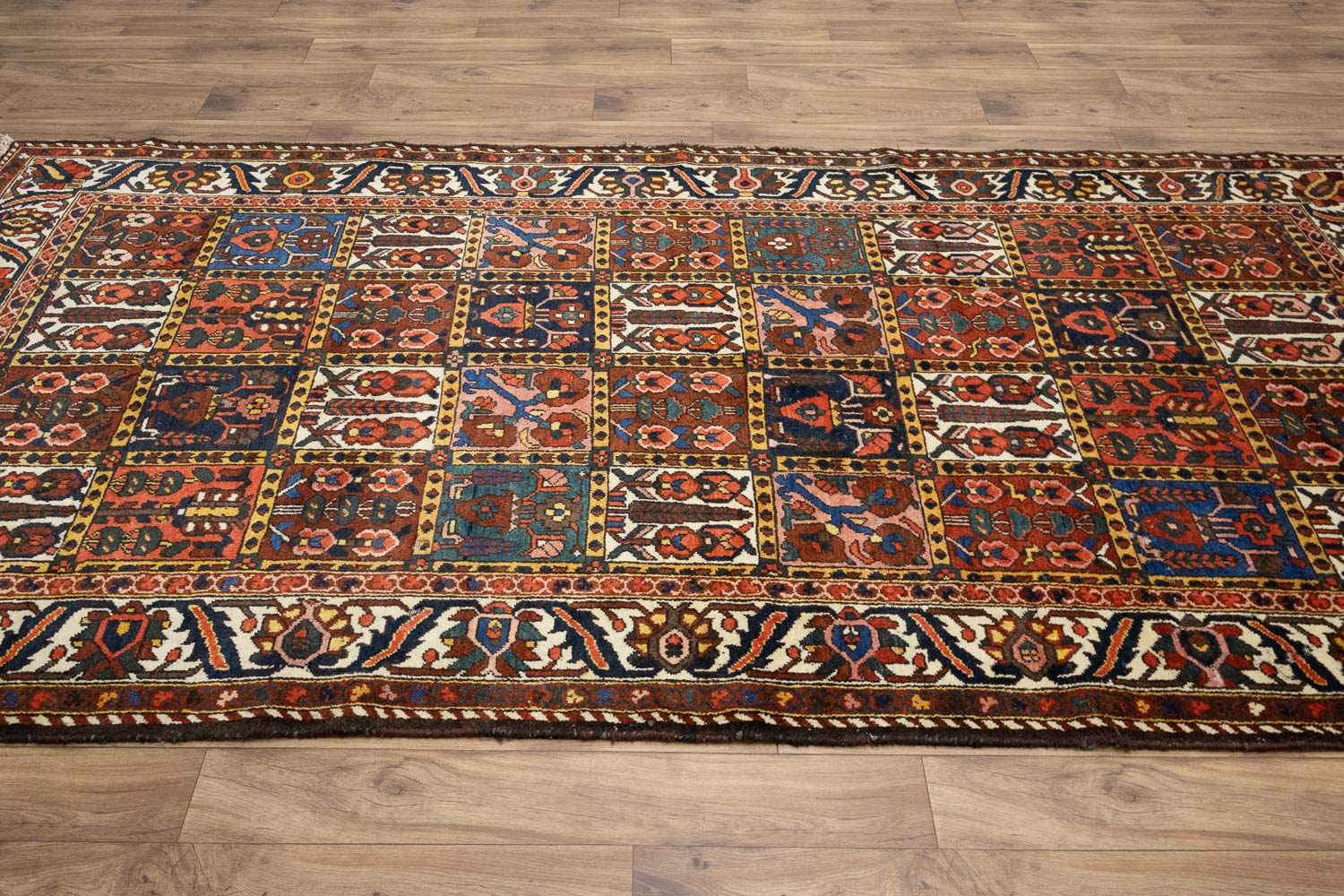 5'6x10'0 Hand Knotted Floral Tribal Oriental Wool Rug - Image 14