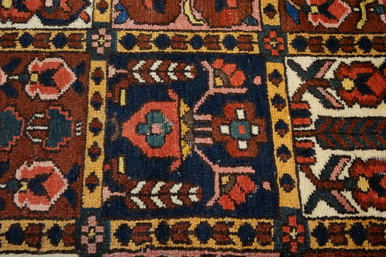 5'6x10'0 Hand Knotted Floral Tribal Oriental Wool Rug - Image 12