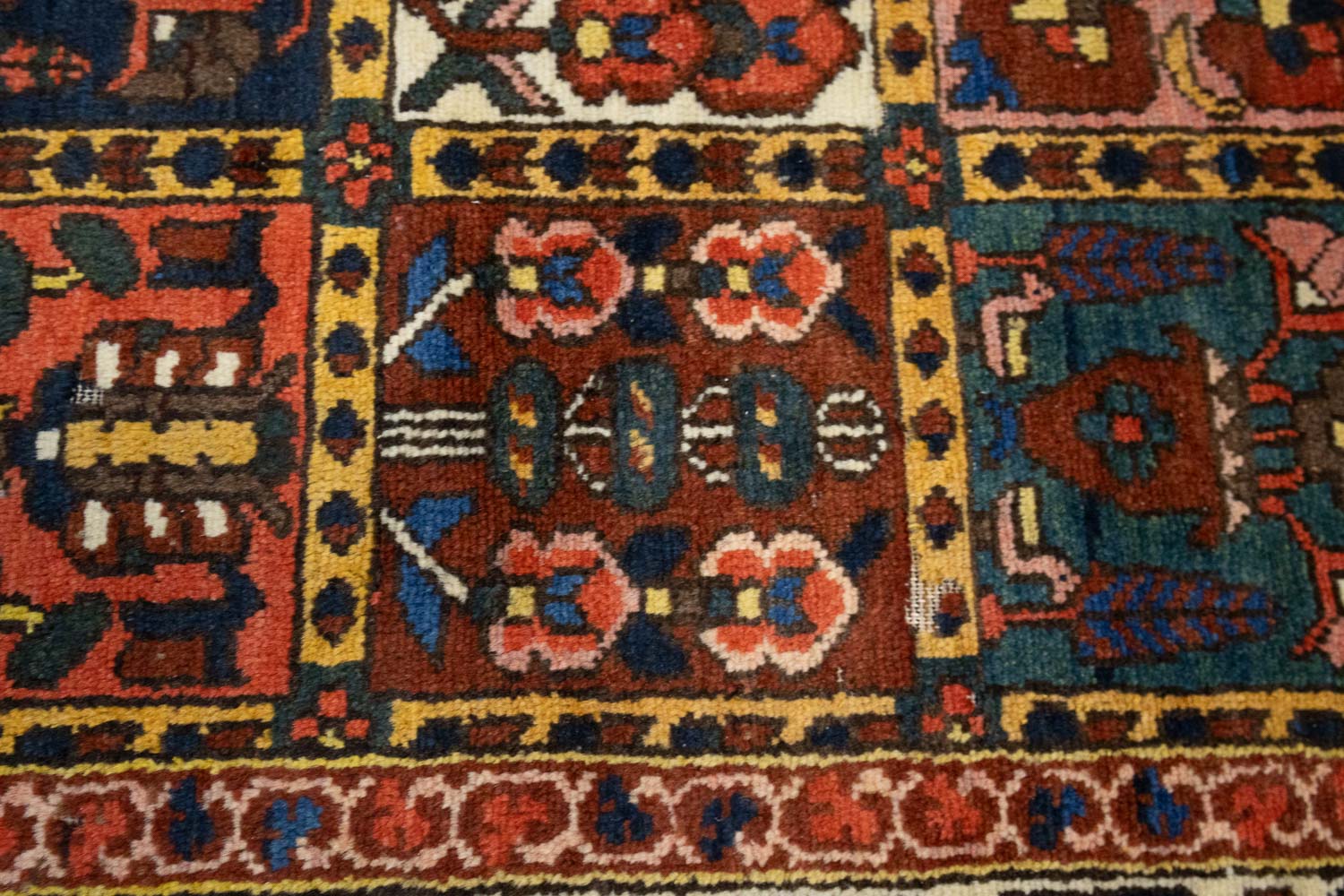5'6x10'0 Hand Knotted Floral Tribal Oriental Wool Rug - Image 10