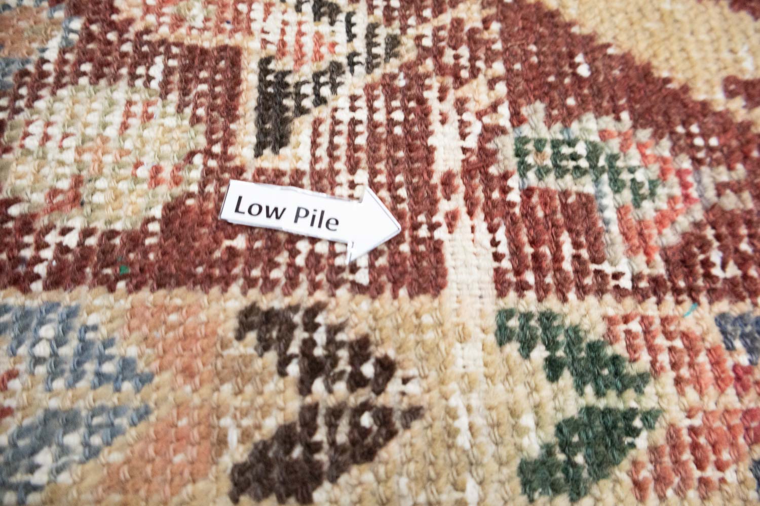 3'4x4'9 Hand Knotted Pictorial Tribal Oriental Wool Rug - Image 15