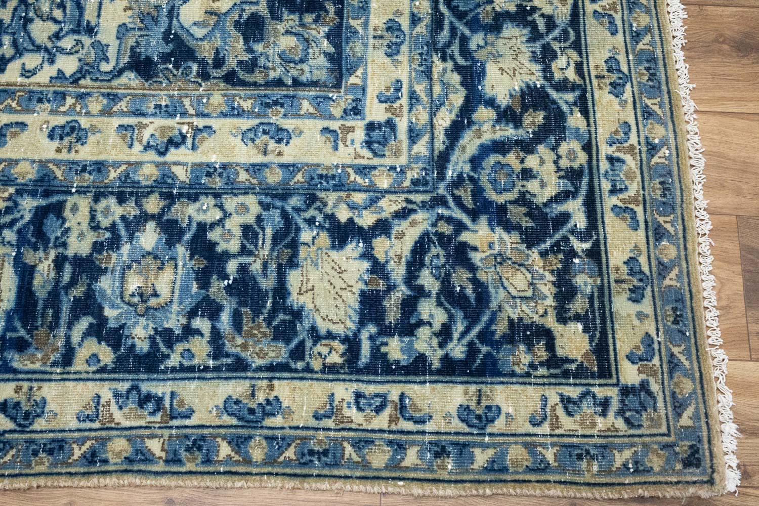8'2x10'5 Hand Knotted Floral Classic Oriental Wool Rug - Image 6