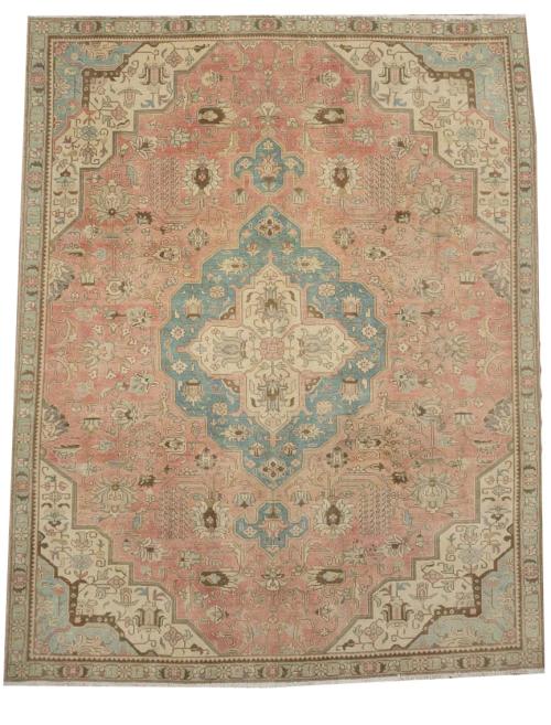 7'4x9'4 Hand Knotted Floral Classic Oriental Wool Rug