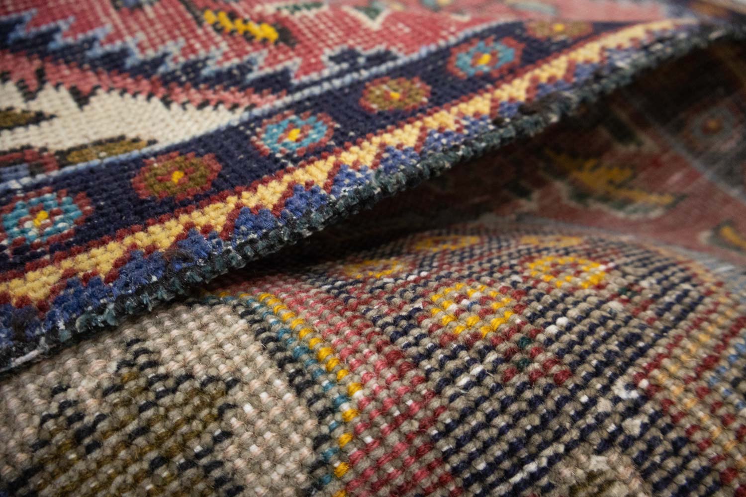 3'4x4'8 Hand Knotted Traditional Floral Oriental Wool Rug - Image 6